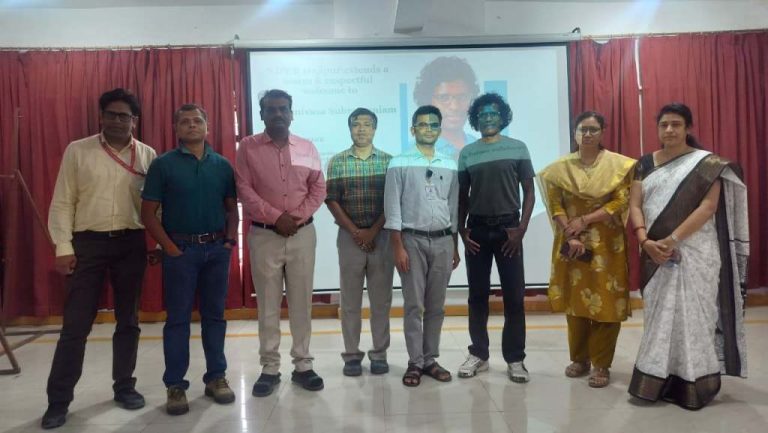 International Expert Talk Series – Dr. Srinivasa Subramaniam, Department of Chemistry & Biochemistry, Florida Atlantic University (FAU), presented a speech titled ‘Rhes Pathway for Nanotube Formation and Huntingtin Protein Spread’ on July 31, 2026, from 11:00 AM to 12:00 PM